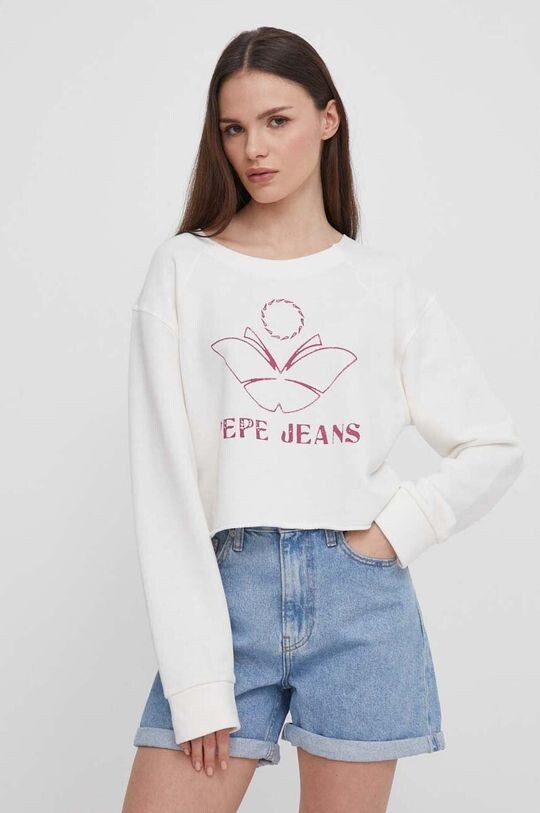 Толстовка Lorelai из хлопка Pepe Jeans, бежевый
Толстовка Lorelai из хлопка Pepe Jeans, бежевый