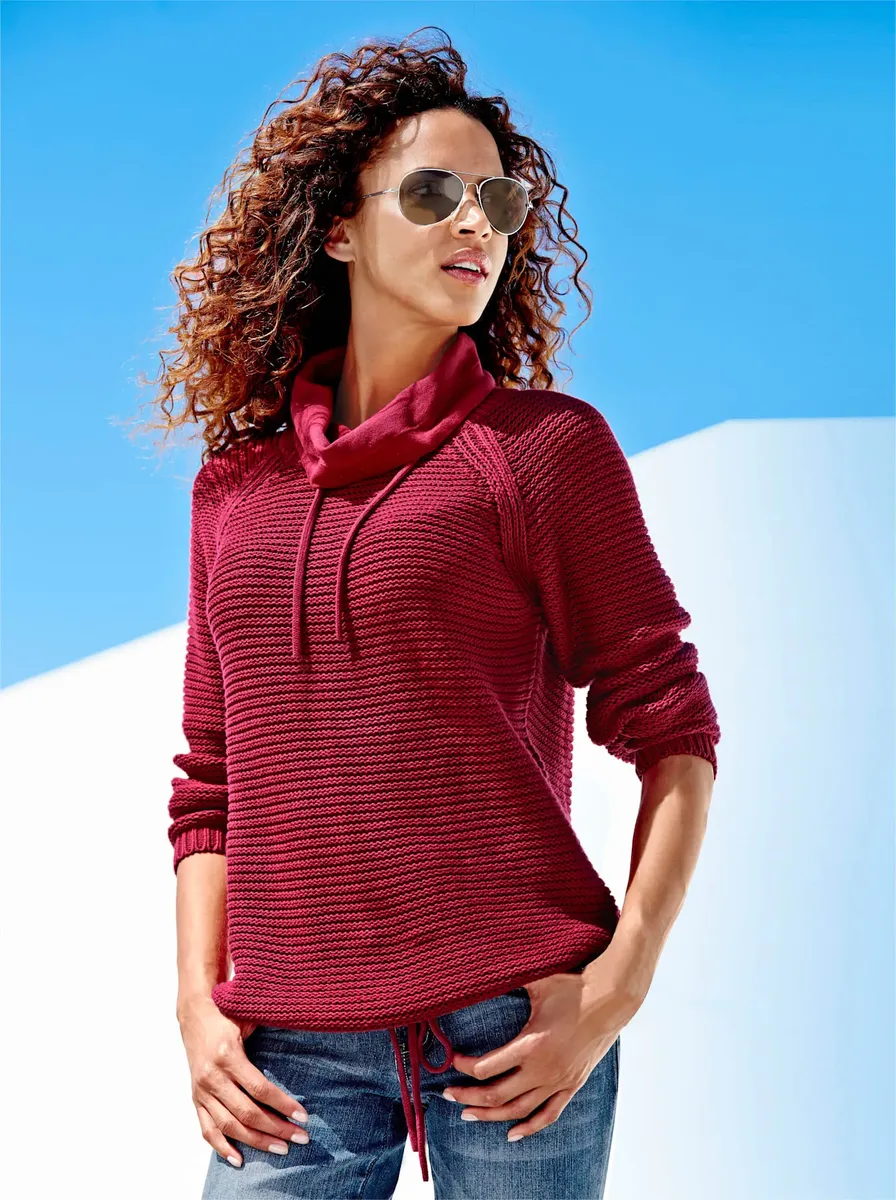 Свитер-водолазка Inspirations "Пуловер" Inspirationen, красный 
Свитер-водолазка Inspirations "Пуловер" Inspirationen, красный