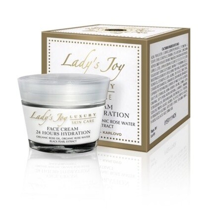 Lady's Joy Luxury 24-часовой крем для лица 50 мл с органическим розовым маслом и органической розовой водой Bulgarian Rose
Lady's Joy Luxury 24-часовой крем для лица 50 мл с органическим розовым маслом и органической розовой водой Bulgarian Rose