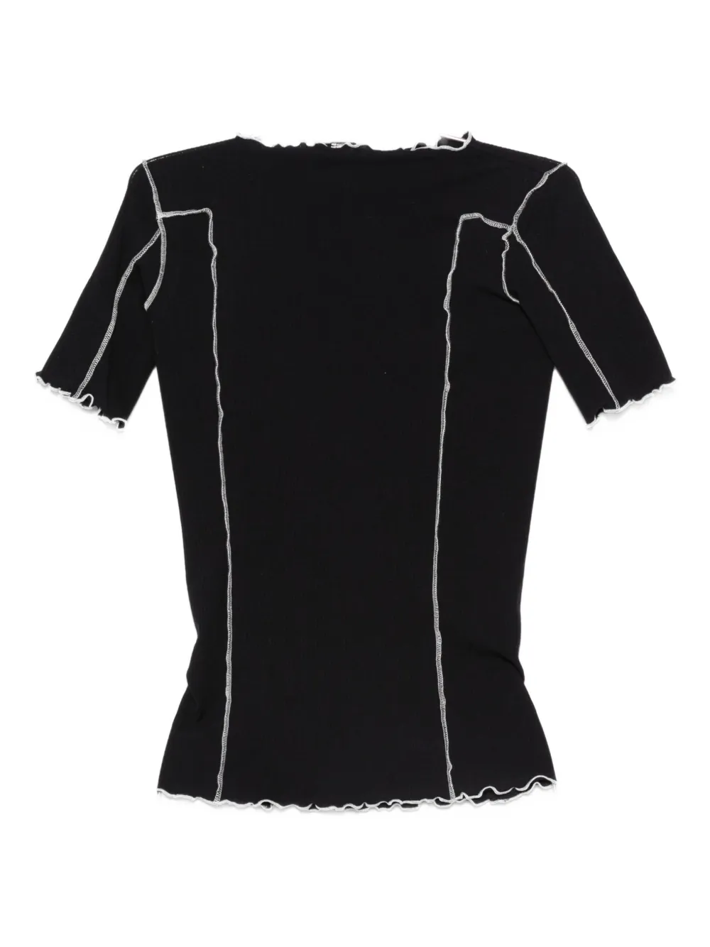 Топ в рубчик с открытыми швами Baserange, синий
Топ в рубчик с открытыми швами Baserange, синий