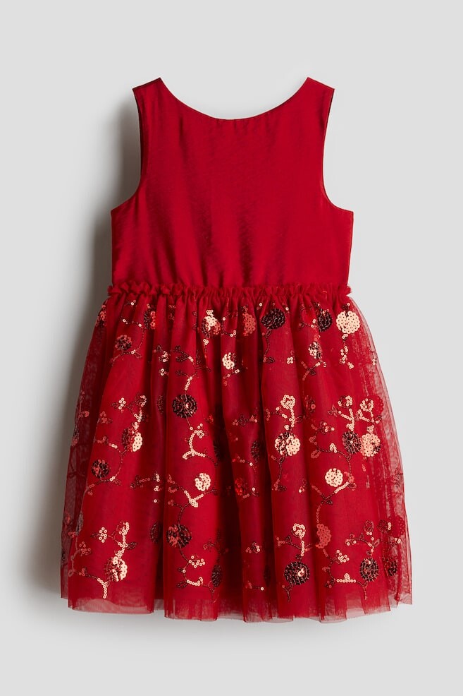 Платье с тюлевой юбкой H&M, красный
Платье с тюлевой юбкой H&M, красный