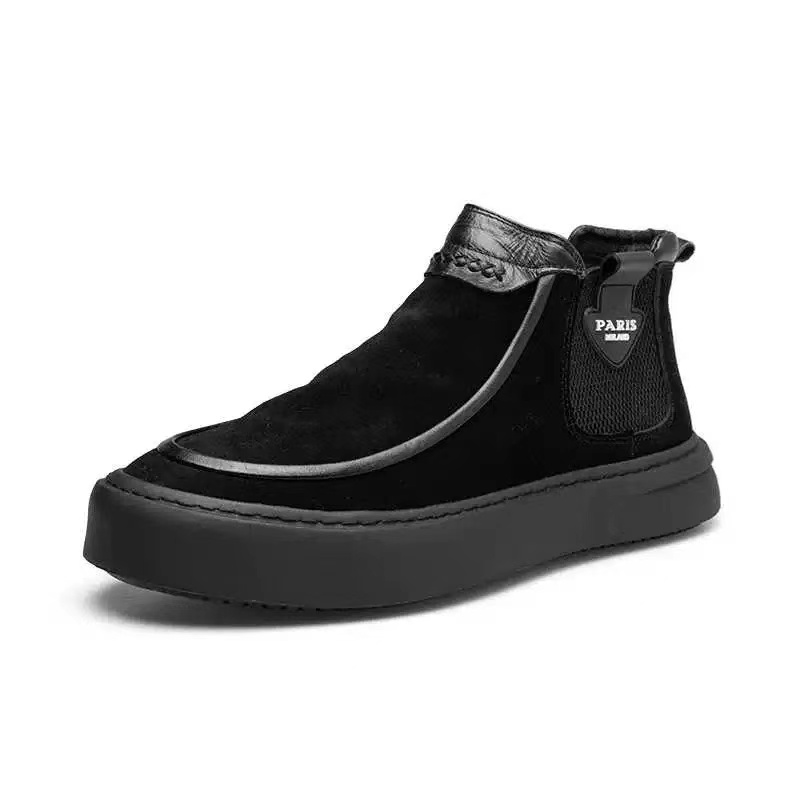 Короткие мужские ботинки челси Mo Xu, Black Unlined Shoes
Короткие мужские ботинки челси Mo Xu, Black Unlined Shoes