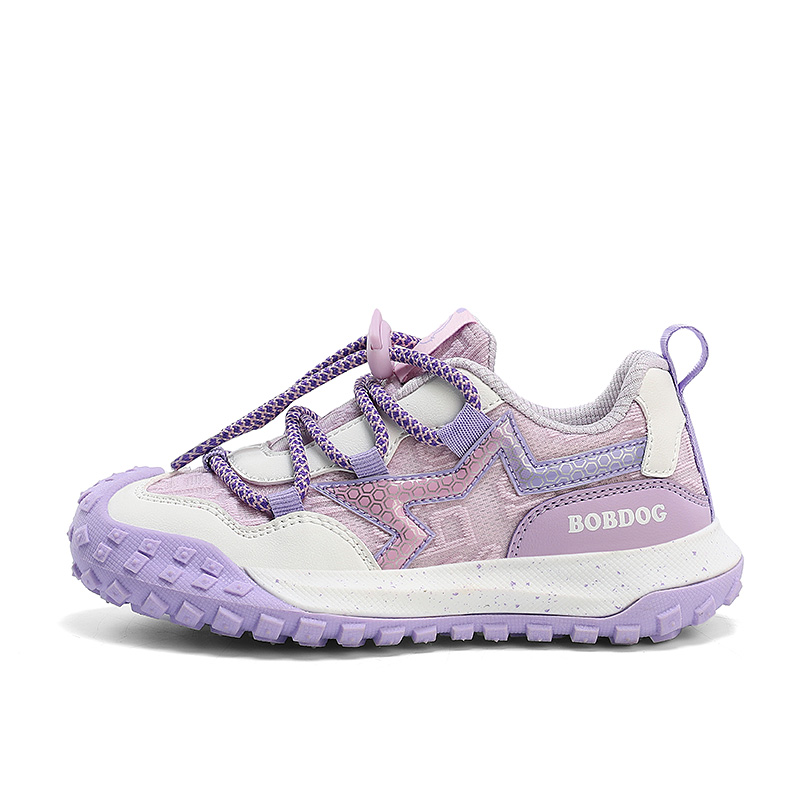 Противоскользящие и износостойкие дышащие низкие детские кроссовки для бега FIRS Kids, фиолетовый 
Противоскользящие и износостойкие дышащие низкие детские кроссовки для бега FIRS Kids, фиолетовый