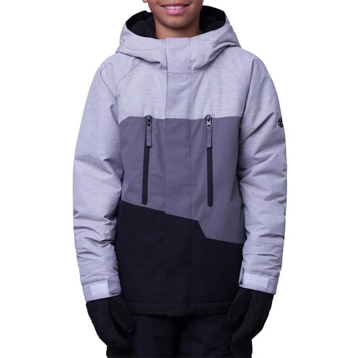 Гео утепленная куртка 2025 - для мальчиков 686, белый 
Гео утепленная куртка 2025 - для мальчиков 686, белый