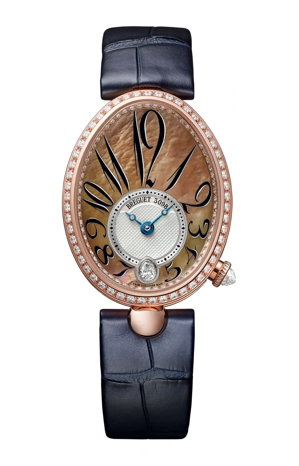 Часы Breguet Reine de naples из розового золота с бриллиантами 36,50 х 28,50 мм
Часы Breguet Reine de naples из розового золота с бриллиантами 36,50 х 28,50 мм