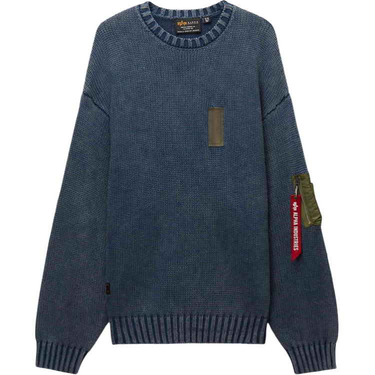 Кардиган с карманом Alpha Industries, синий
Кардиган с карманом Alpha Industries, синий