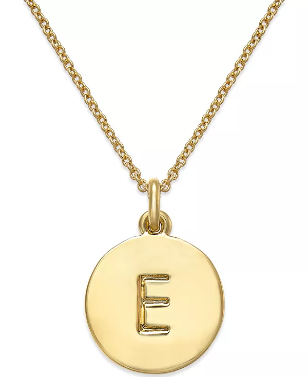 Ожерелье с подвеской в виде инициалов, позолоченное 12 карат, 17 дюймов + удлинитель 3 дюйма Kate Spade New York, e
Ожерелье с подвеской в виде инициалов, позолоченное 12 карат, 17 дюймов + удлинитель 3 дюйма Kate Spade New York, e