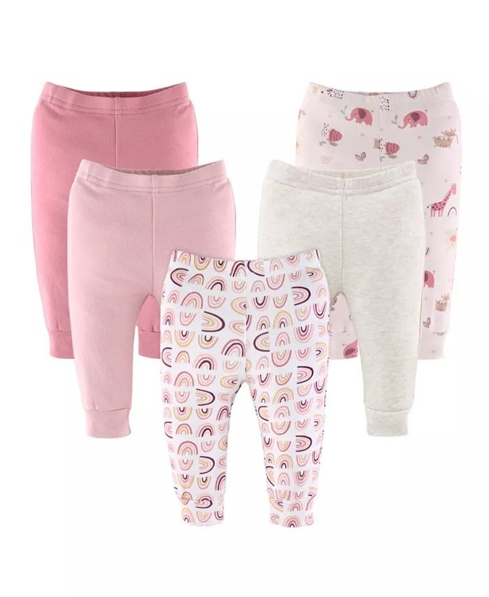 Штаны для девочек, 5 шт., Rainbow Safari The Peanutshell, мультиколор 
Штаны для девочек, 5 шт., Rainbow Safari The Peanutshell, мультиколор