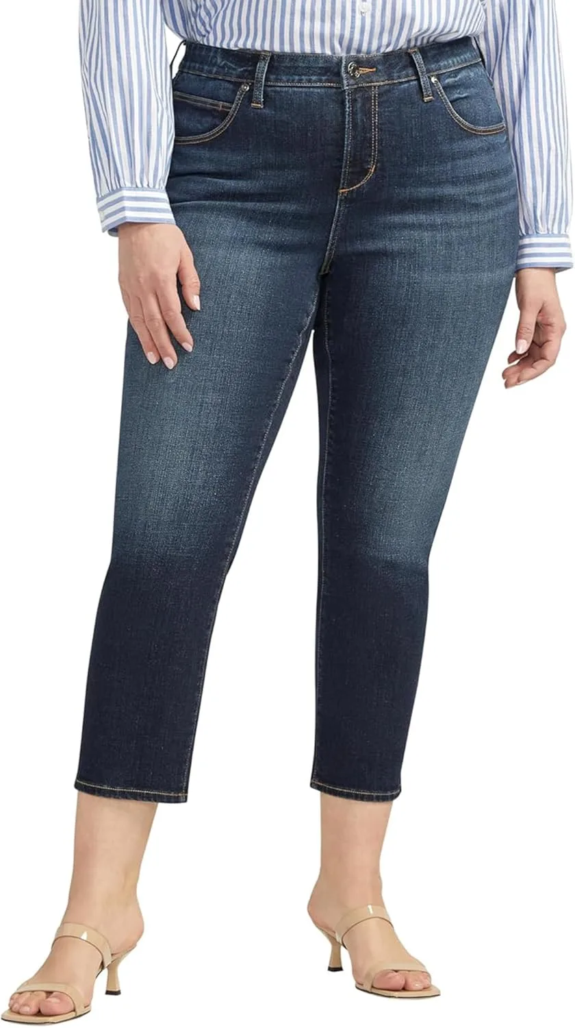 Jag Jeans Women's Plus Size Ruby Mid Rise Straight Cropped
Jag Jeans Women's Plus Size Ruby Mid Rise Straight Cropped