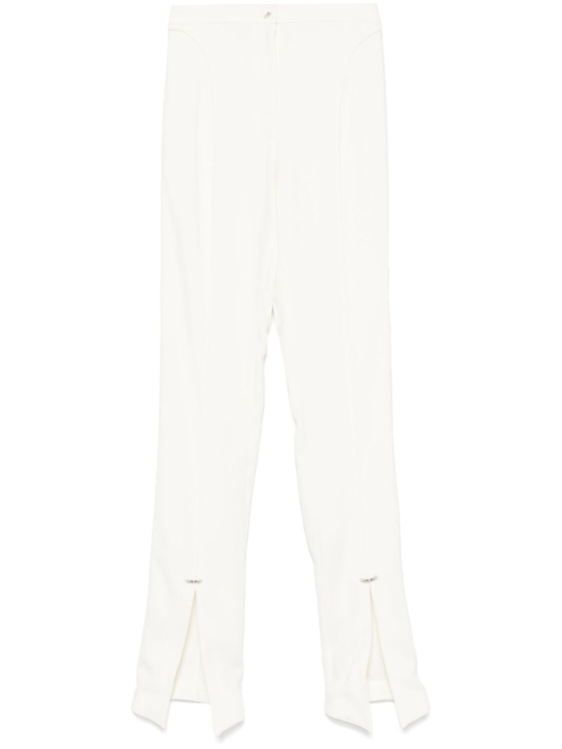 Mugler брюки с металлическим декором, белый
Mugler брюки с металлическим декором, белый