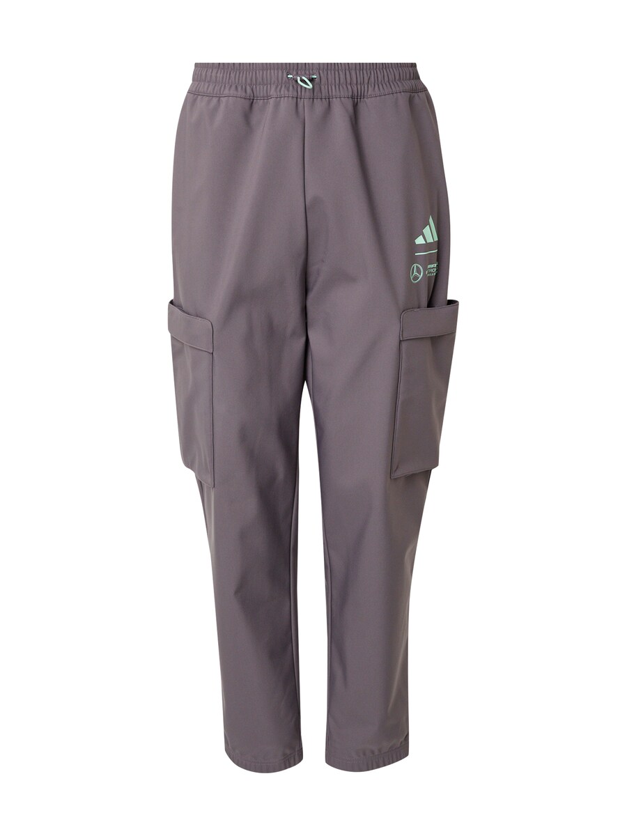 Зауженные тренировочные брюки ADIDAS PERFORMANCE MERCEDES - AMG PETRONAS FORMULA ONE TEAM, серый 
Зауженные тренировочные брюки ADIDAS PERFORMANCE MERCEDES - AMG PETRONAS FORMULA ONE TEAM, серый