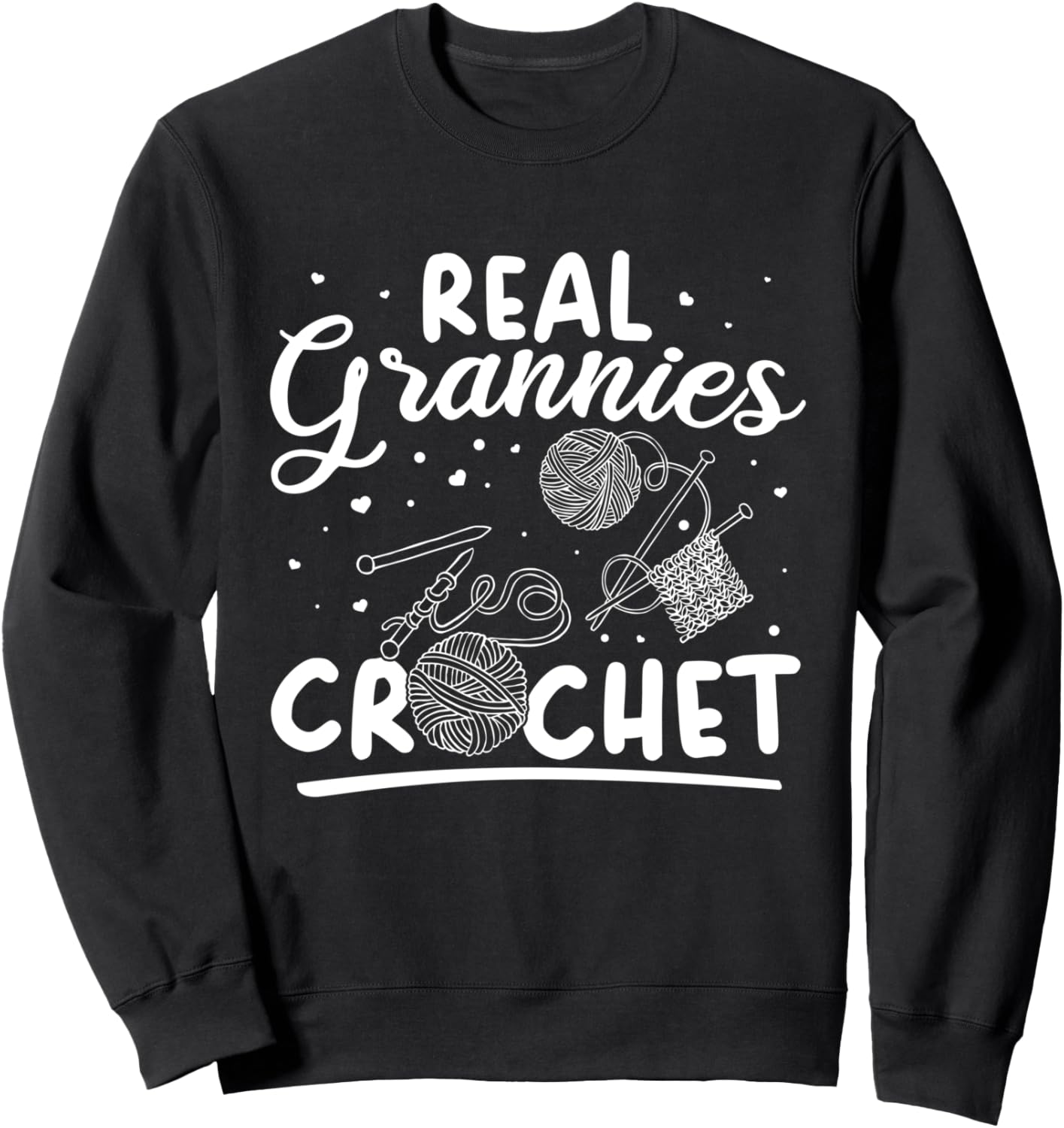 Вязальщица-бабушка - настоящая вязаная толстовка от бабушки Crochet Grandma Crochet Lover, черный
Вязальщица-бабушка - настоящая вязаная толстовка от бабушки Crochet Grandma Crochet Lover, черный