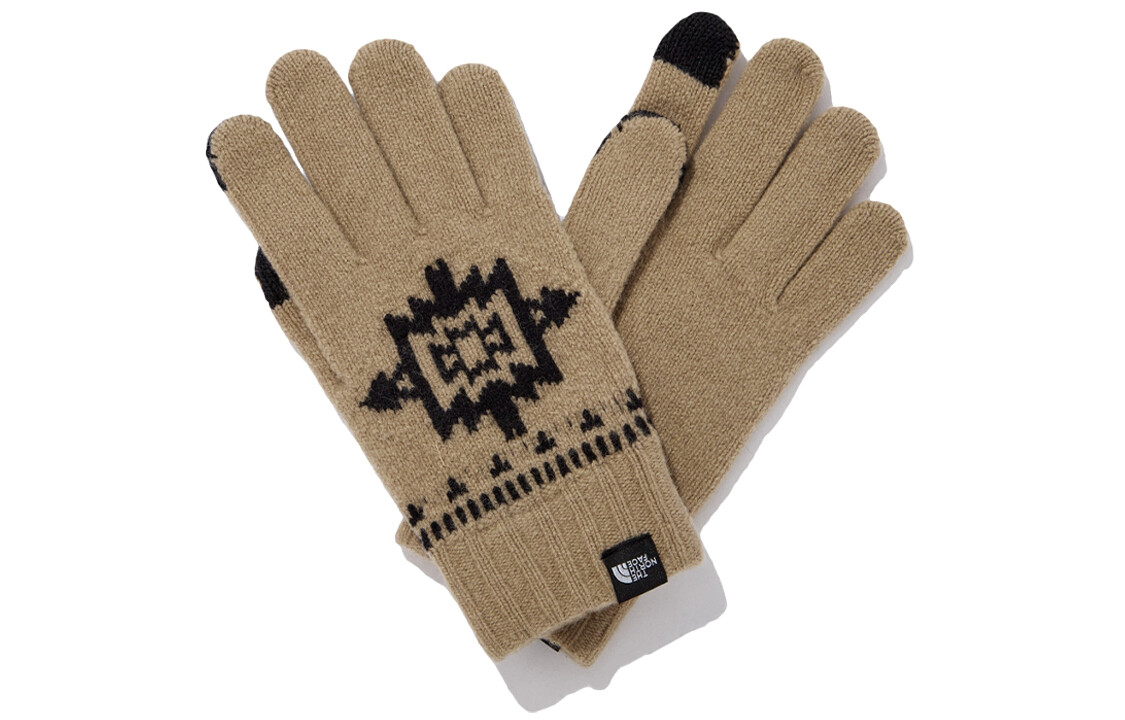 THE NORTH FACE Трикотажные перчатки унисекс, Brown 
THE NORTH FACE Трикотажные перчатки унисекс, Brown