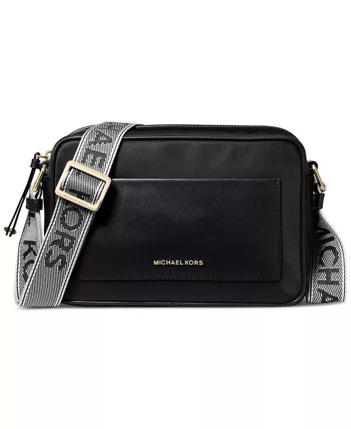 Сумка через плечо из нейлона с логотипом и лямкой-ремешком Michael Kors, черный
Сумка через плечо из нейлона с логотипом и лямкой-ремешком Michael Kors, черный