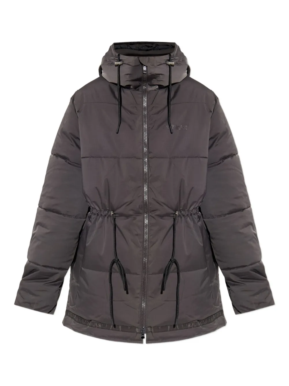 Пуховик с логотипом Rethinkit Studios, серый
Пуховик с логотипом Rethinkit Studios, серый