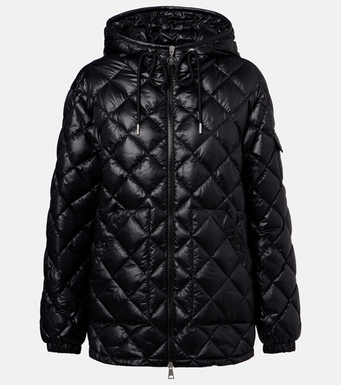 Стеганая пуховая куртка Moncler, черный
Стеганая пуховая куртка Moncler, черный