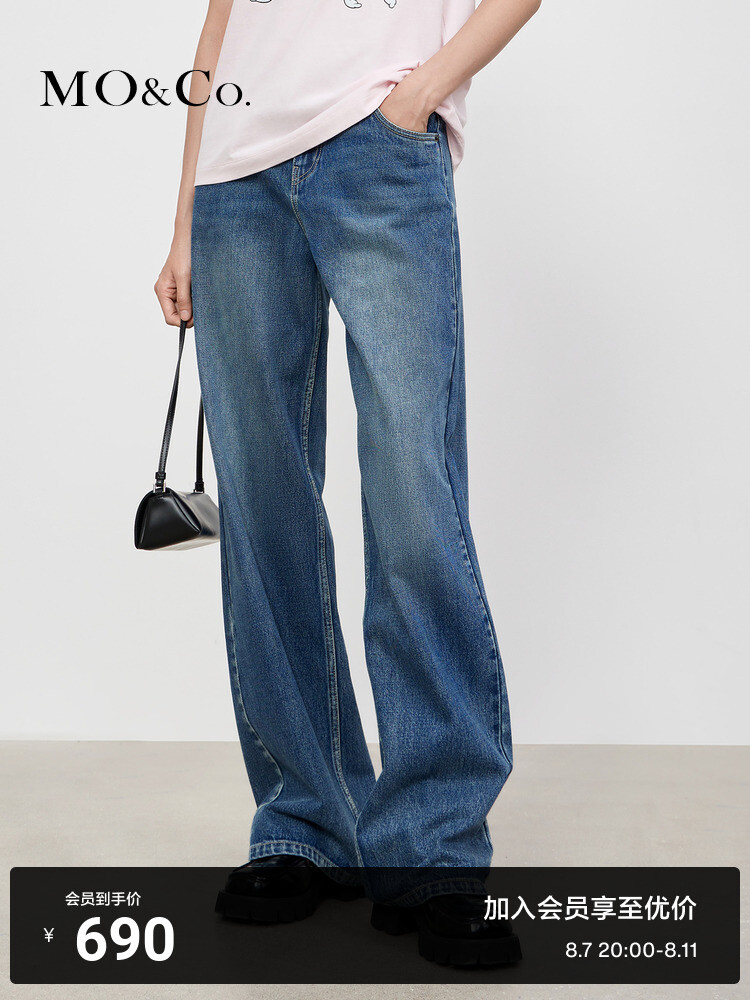 Джинсы Moco с высокой талией, синий
Джинсы Moco с высокой талией, синий