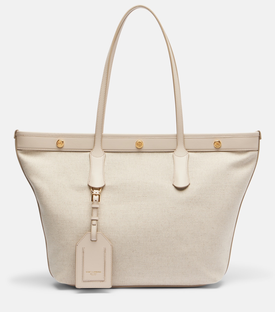 Сумка-тоут из холста и кожи Dolce&Gabbana, Avorio/Avorio
Сумка-тоут из холста и кожи Dolce&Gabbana, Avorio/Avorio