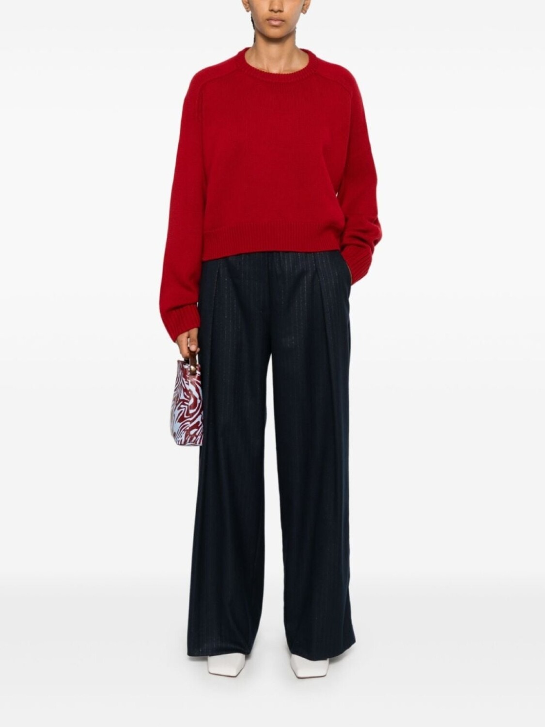 Loulou Studio свитер с вышитым логотипом, красный
Loulou Studio свитер с вышитым логотипом, красный