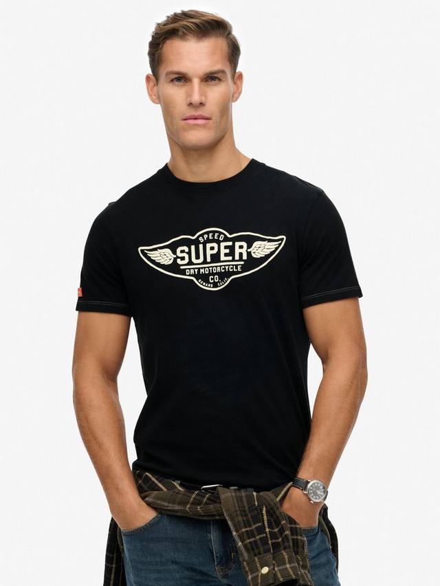 Футболка Auto Logo из хлопка свободного кроя Superdry, Jet Black
Футболка Auto Logo из хлопка свободного кроя Superdry, Jet Black