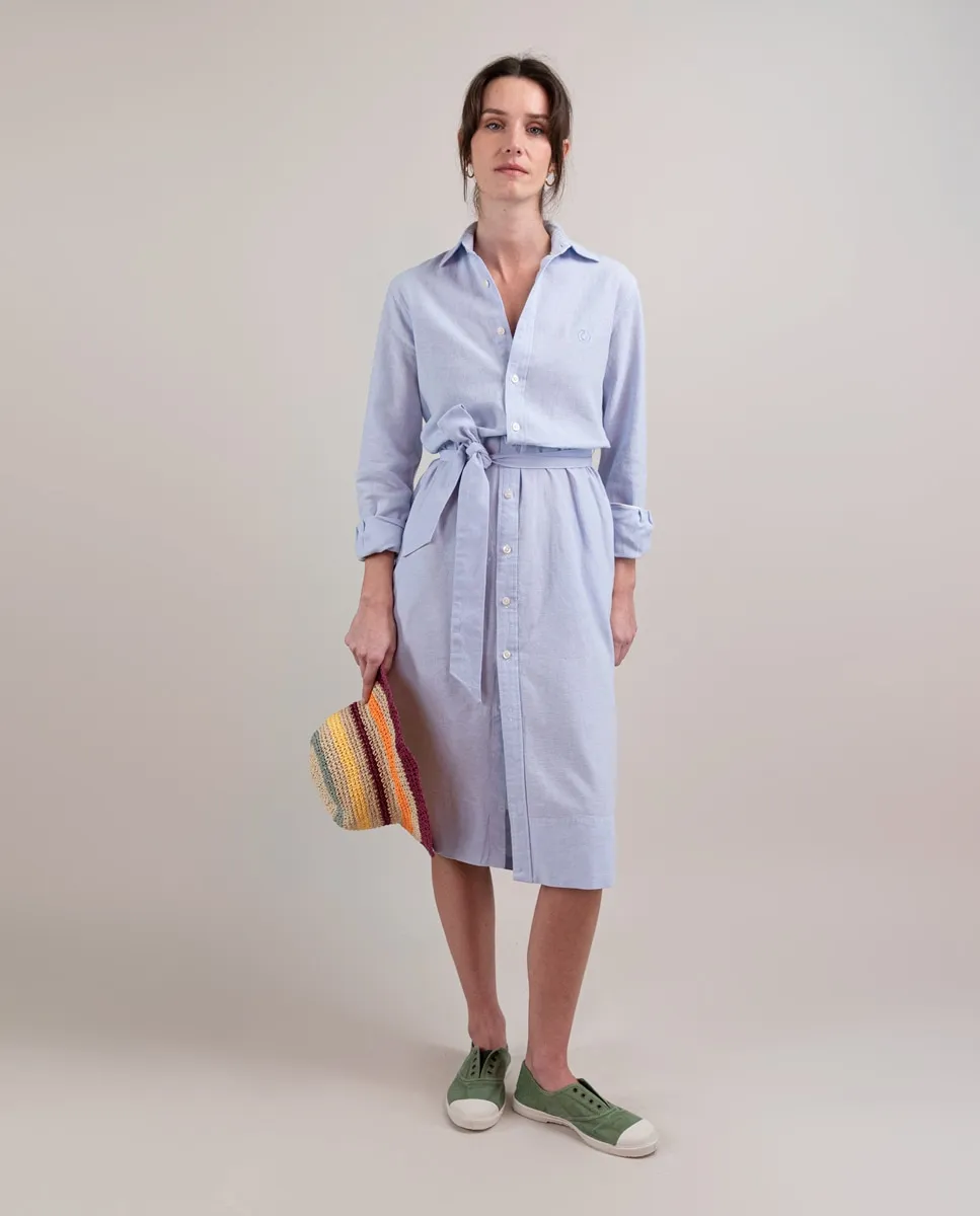 Прямое платье миди El Ganso, светло-голубой
Прямое платье миди El Ganso, светло-голубой