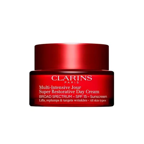 Антивозрастной дневной крем Crema Multi-Intensiva Día Spf15 Clarins, 50 ml 
Антивозрастной дневной крем Crema Multi-Intensiva Día Spf15 Clarins, 50 ml