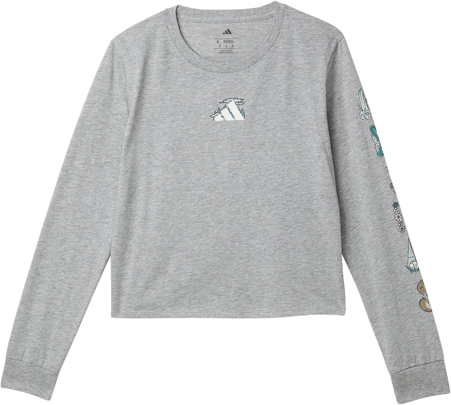 Футболка adidas Kids Regular Fit Heather Tee, цвет Medium Grey Heather
Футболка adidas Kids Regular Fit Heather Tee, цвет Medium Grey Heather