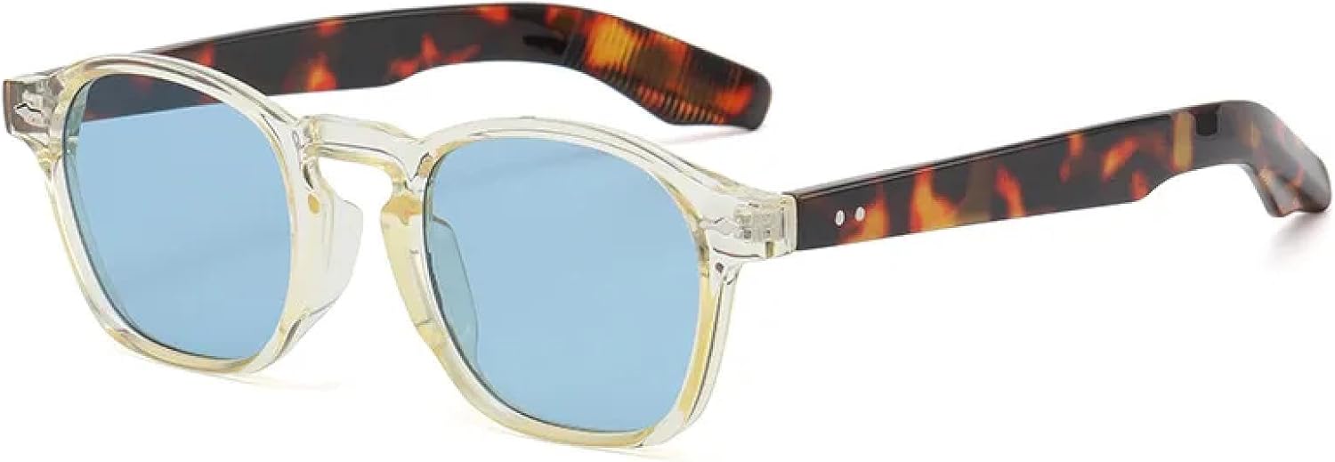 Солнцезащитные очки с защитой UV400 | Круглая оправа, линзы конфетного цвета | Для женщин и мужчин, для занятий спортом на открытом воздухе и вождения DSVIGF, Trans Blue
Солнцезащитные очки с защитой UV400 | Круглая оправа, линзы конфетного цвета | Для женщин и мужчин, для занятий спортом на открытом воздухе и вождения DSVIGF, Trans Blue