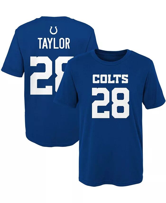 Футболка с именем и номером игрока Big Boys Jonathan Taylor Royal Indianapolis Colts Mainliner Outerstuff
Футболка с именем и номером игрока Big Boys Jonathan Taylor Royal Indianapolis Colts Mainliner Outerstuff