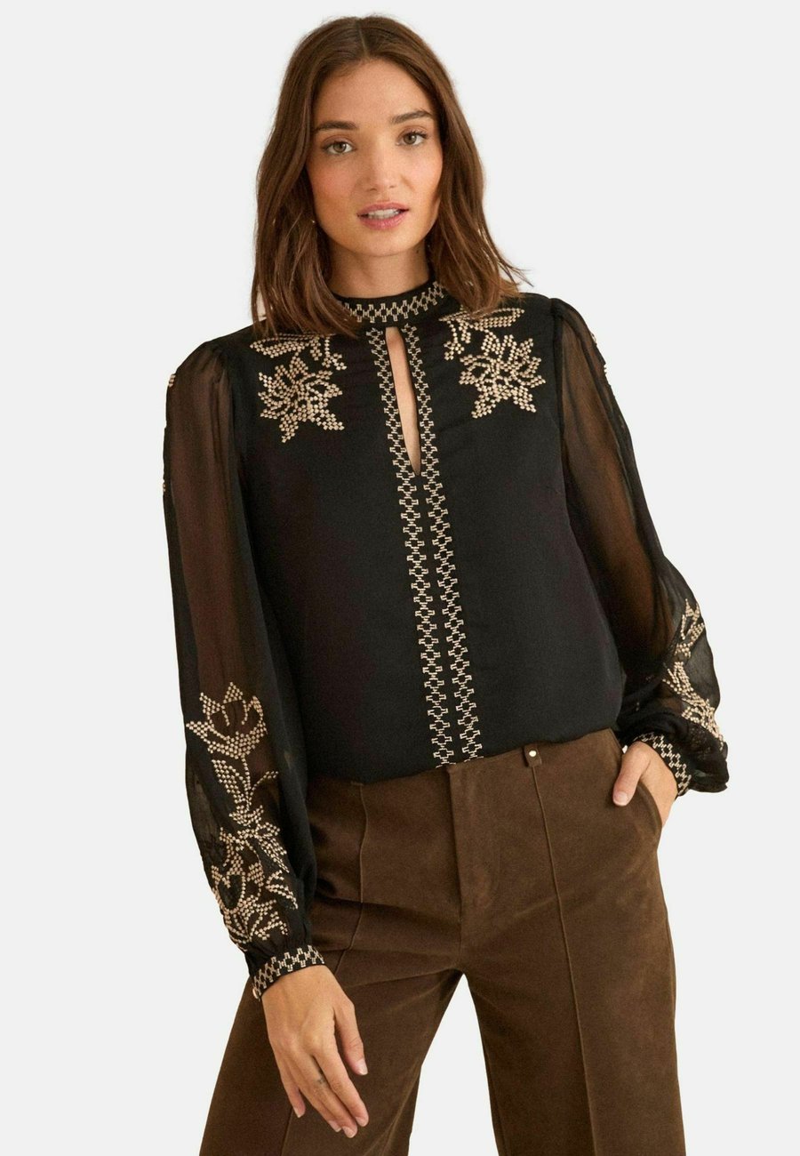 Блуза Love & Roses Blouse, Black Gold Embroidery/Black
Блуза Love & Roses Blouse, Black Gold Embroidery/Black