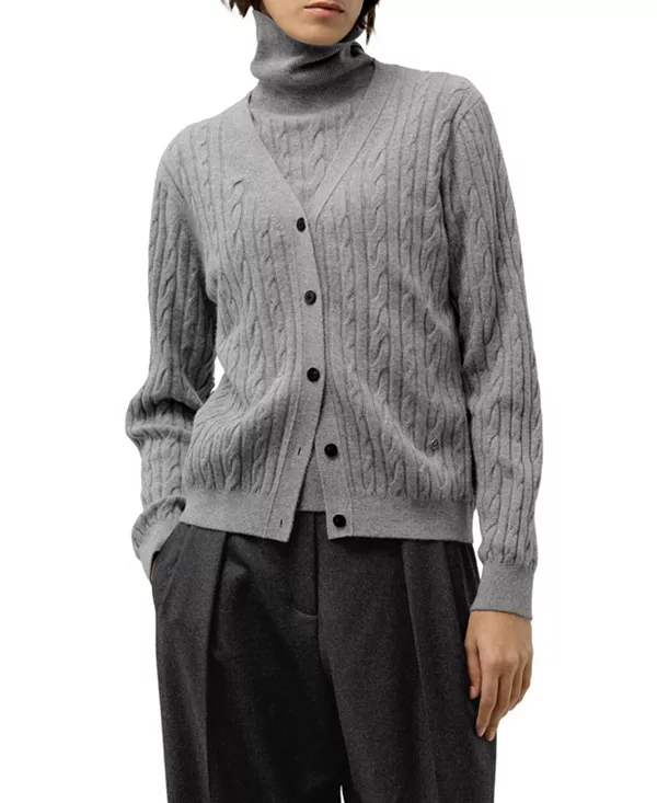 Детский кашемировый кардиган крупной вязки Lilysilk, серый
Детский кашемировый кардиган крупной вязки Lilysilk, серый