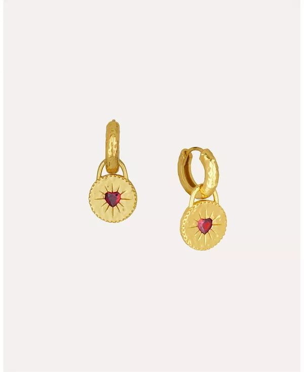 Серьги-Хаги с гранатовым сердцем Ottoman Hands, gold
Серьги-Хаги с гранатовым сердцем Ottoman Hands, gold