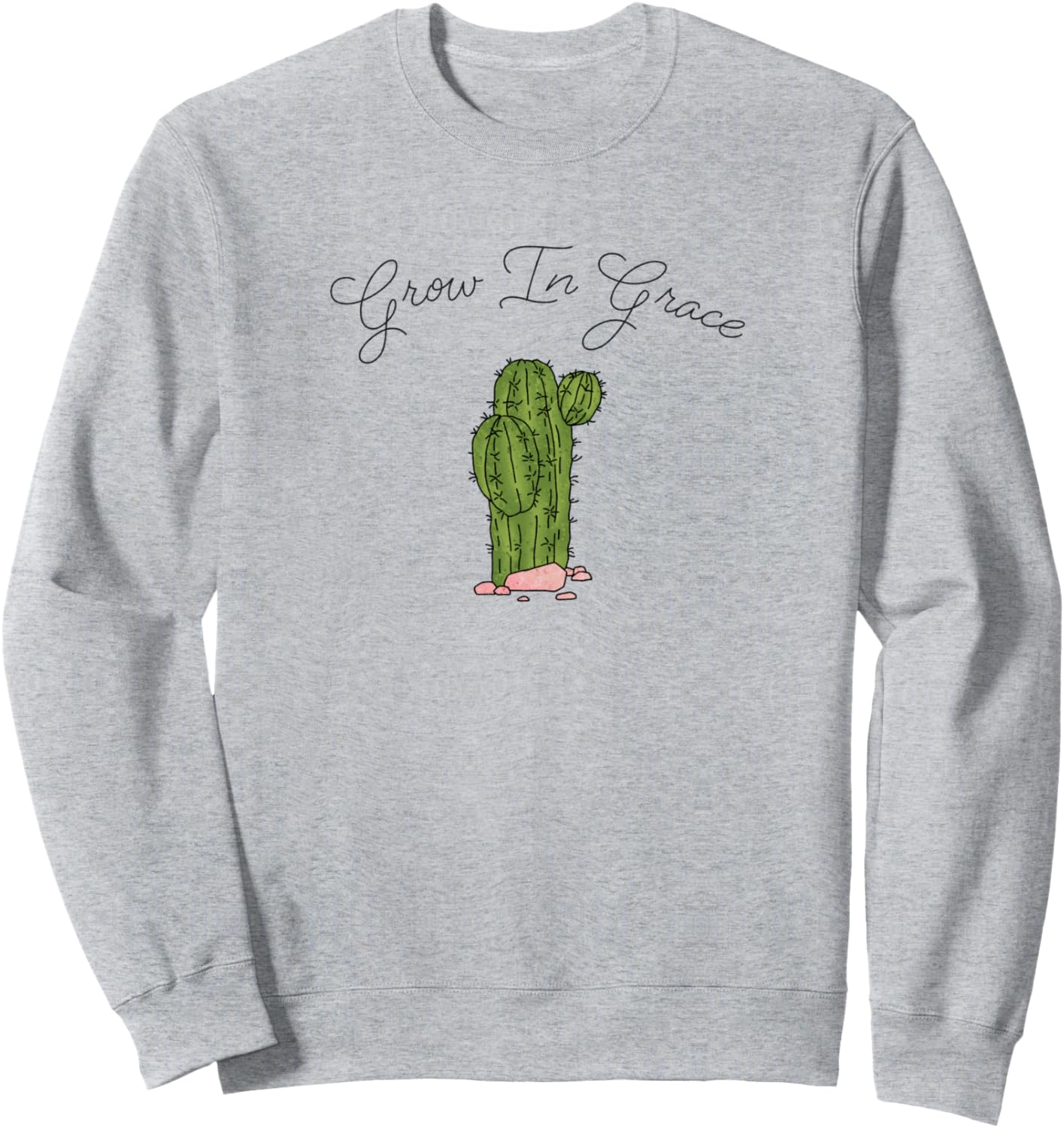 Толстовка с изображением кактуса «Расти в благодати» Trendy Apparel, серый
Толстовка с изображением кактуса «Расти в благодати» Trendy Apparel, серый