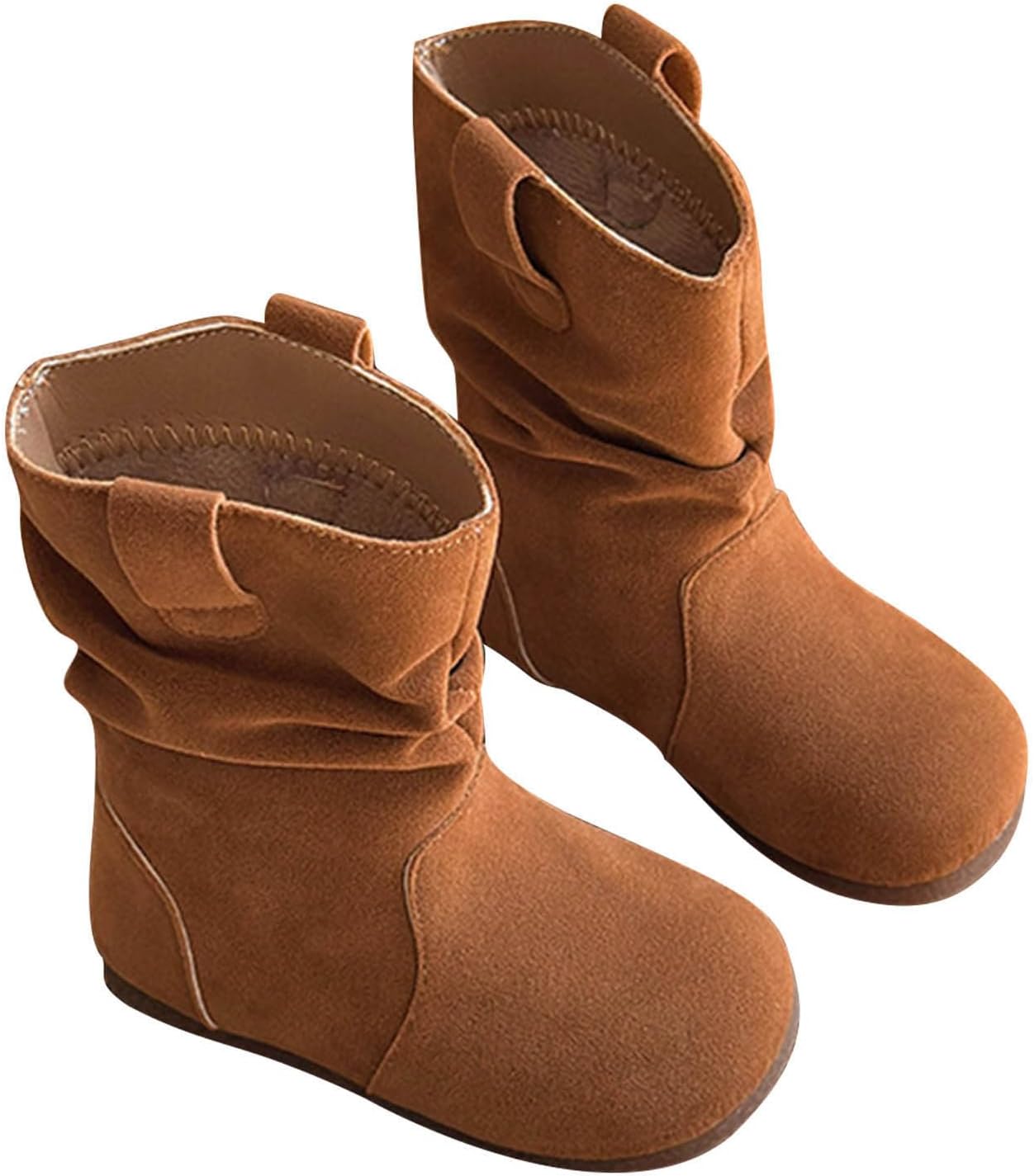 Девочкам: модные сапоги со складками до середины икры, зимние с теплой пушистой подкладкой, толстые сапоги, ковбойские ботинки для верховой езды Generic, Brown
Девочкам: модные сапоги со складками до середины икры, зимние с теплой пушистой подкладкой, толстые сапоги, ковбойские ботинки для верховой езды Generic, Brown