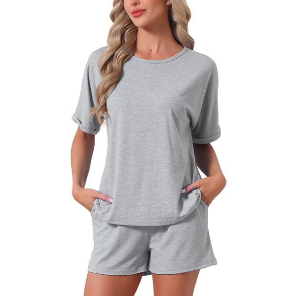 Женский комплект пижамы с коротким рукавом, круглым вырезом и шортами на резинке Inspire Chic, Gray
Женский комплект пижамы с коротким рукавом, круглым вырезом и шортами на резинке Inspire Chic, Gray