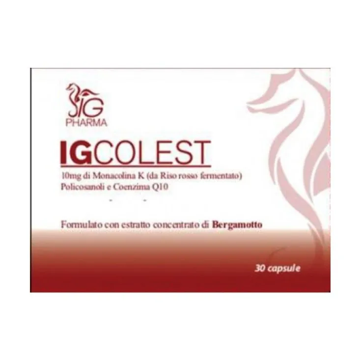 Igcolest 30 капсул Холестериновая добавка
Igcolest 30 капсул Холестериновая добавка