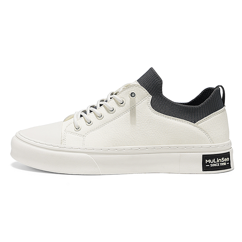 Mulinsen Износостойкие и легкие мужские лоу-топы для скейтбординга белые, цвет White
Mulinsen Износостойкие и легкие мужские лоу-топы для скейтбординга белые, цвет White
