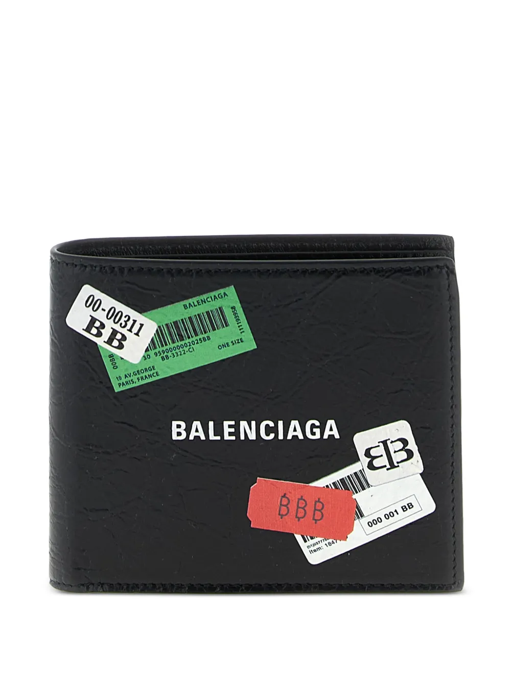 Декорированный кошелек из овчины Balenciaga, черный
Декорированный кошелек из овчины Balenciaga, черный