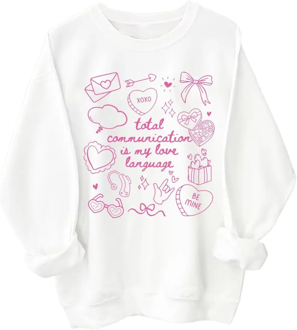 Толстовка Valentine Speech Language Pathologist с принтом Total Communication Is My Love Language BTGRL
Толстовка Valentine Speech Language Pathologist с принтом Total Communication Is My Love Language BTGRL