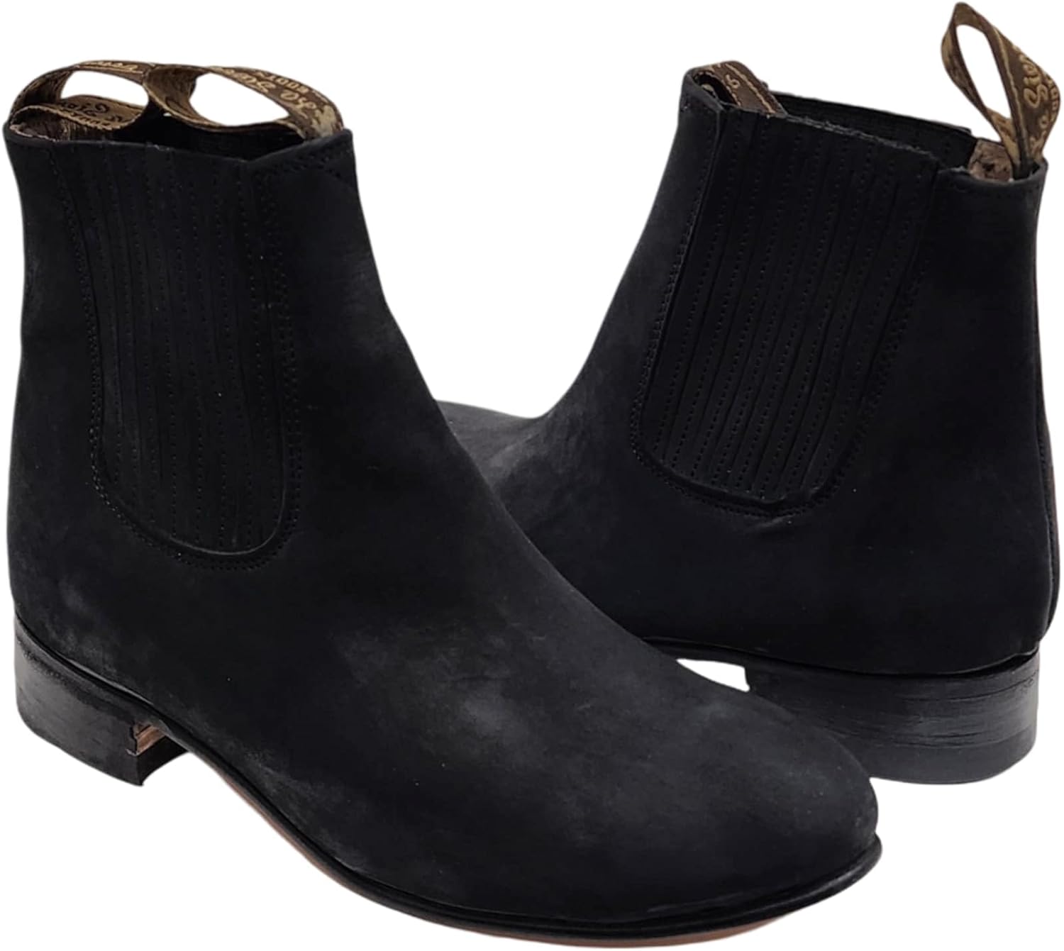 Ботинки выше щиколотки Dona Michi Charro из натуральной замши. Традиционные мексиканские ботинки Charro из кожи нубук, черный
Ботинки выше щиколотки Dona Michi Charro из натуральной замши. Традиционные мексиканские ботинки Charro из кожи нубук, черный