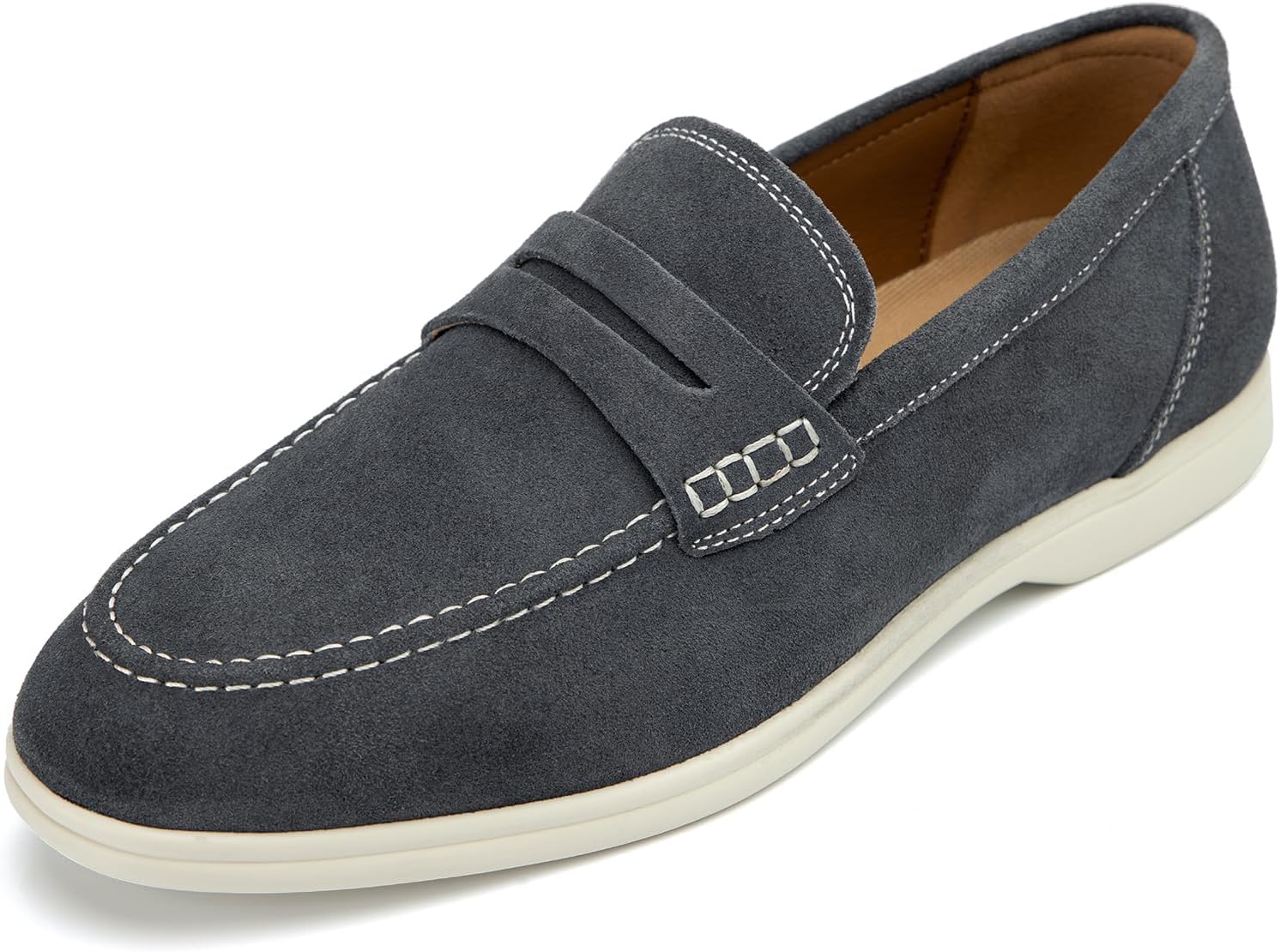 Мужские лоферы Meijiana из натуральной кожи, мокасины на бедне, замшевые туфли, легкие и дышащие, с резиновой подошвой, стильные мужские лоферы, серый
Мужские лоферы Meijiana из натуральной кожи, мокасины на бедне, замшевые туфли, легкие и дышащие, с резиновой подошвой, стильные мужские лоферы, серый