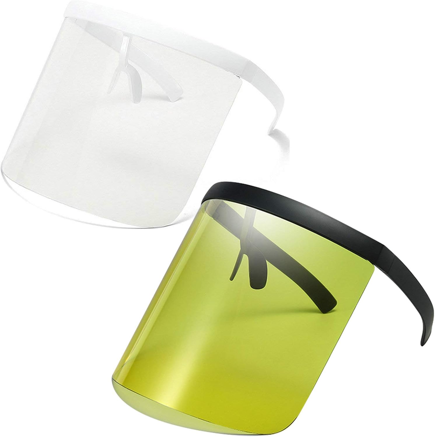 Футуристические солнцезащитные очки-щиток большого размера с плоским верхом, прозрачным защитным чехлом, ветрозащитной маской большого размера mincl, 2pcs-white&black Yellow
Футуристические солнцезащитные очки-щиток большого размера с плоским верхом, прозрачным защитным чехлом, ветрозащитной маской большого размера mincl, 2pcs-white&black Yellow