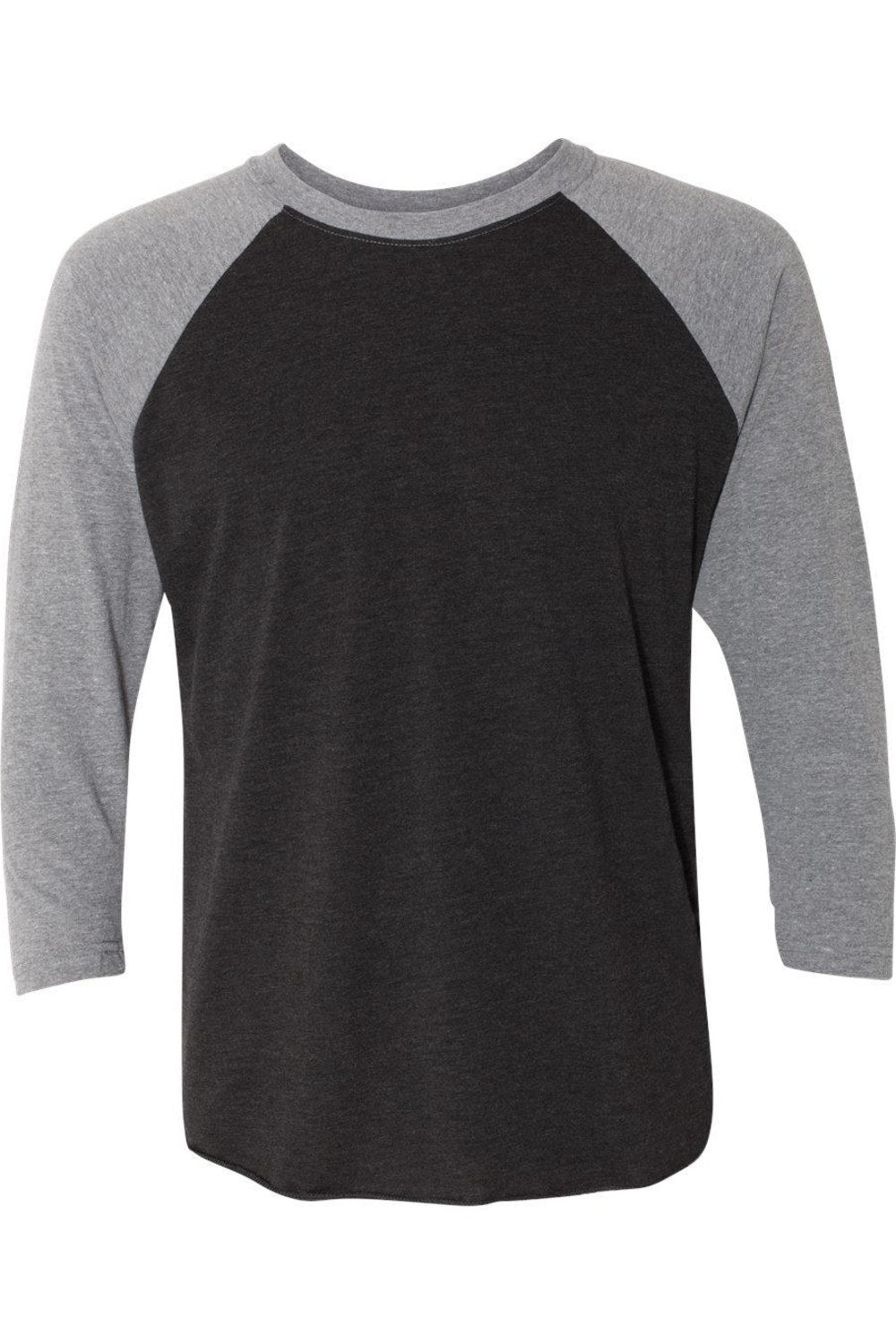 Футболка унисекс Triblend с рукавами реглан три четверти Next Level, цвет premium heather sleeves/ vintage black body
Футболка унисекс Triblend с рукавами реглан три четверти Next Level, цвет premium heather sleeves/ vintage black body