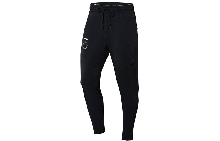 Трикотажные спортивные штаны Training Series для мужчин, черные Lining, черный 
Трикотажные спортивные штаны Training Series для мужчин, черные Lining, черный