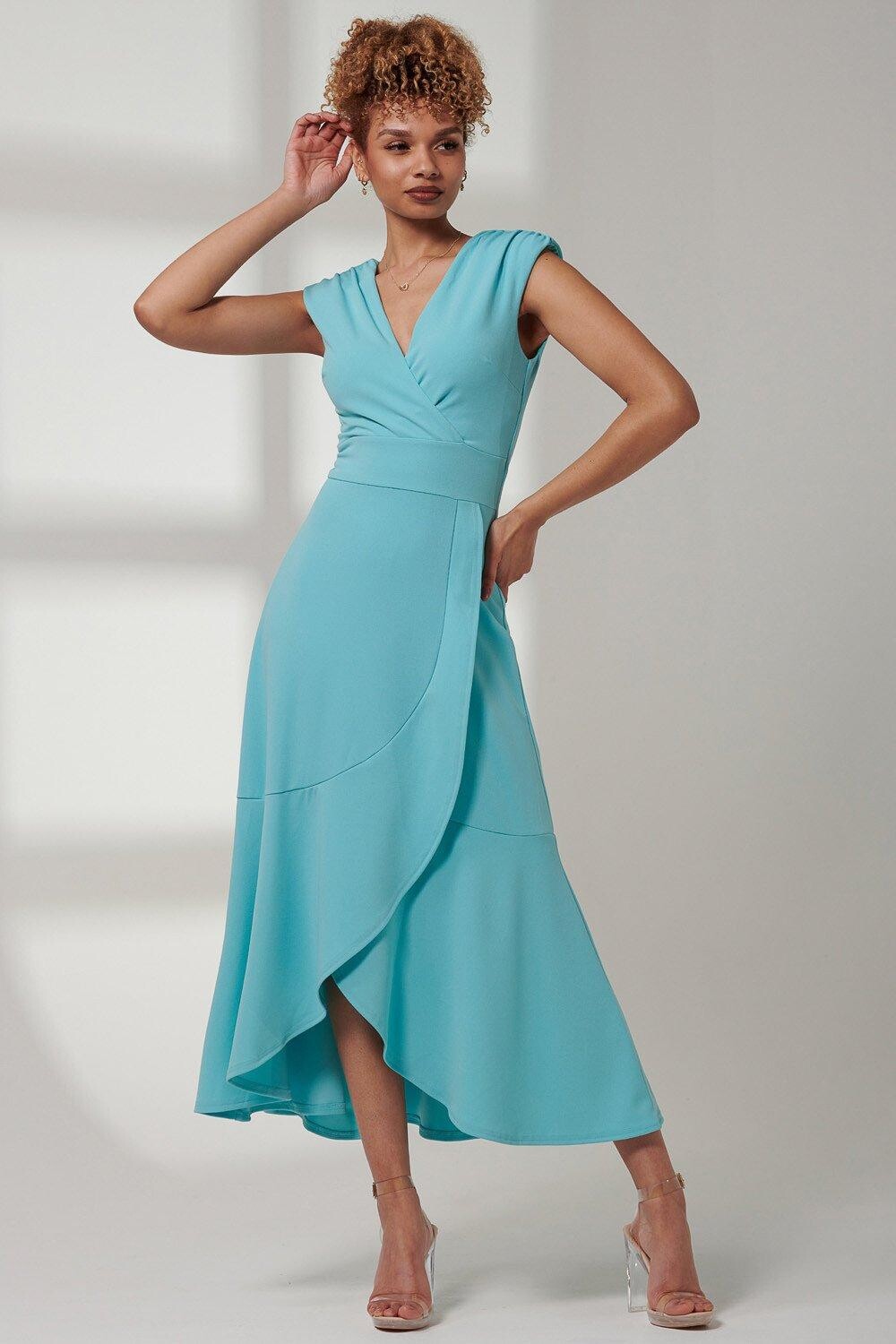 Платье макси Preslie с оборкой и запахом Jolie Moi, синий
Платье макси Preslie с оборкой и запахом Jolie Moi, синий