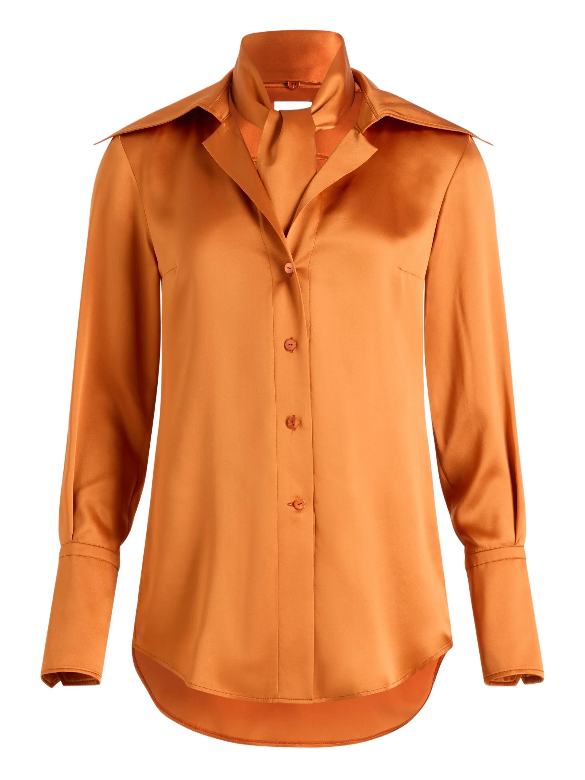 Блузка с завязками на воротнике Patou, оранжевый
Блузка с завязками на воротнике Patou, оранжевый