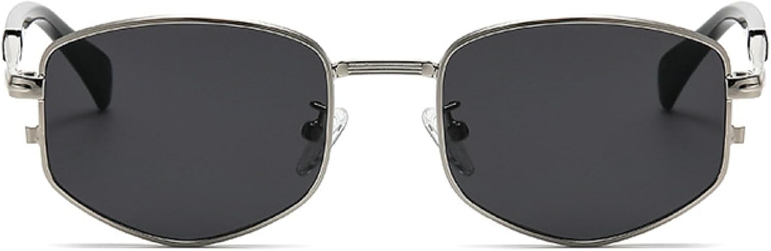 Роскошные солнцезащитные очки квадратной формы с многоугольными линзами для женщин, ретро-очки в маленькой оправе для мужчин, ромбовидные солнцезащитные очки из сплава, популярные черные очки N45 mincl, Silver Gray
Роскошные солнцезащитные очки квадратной формы с многоугольными линзами для женщин, ретро-очки в маленькой оправе для мужчин, ромбовидные солнцезащитные очки из сплава, популярные черные очки N45 mincl, Silver Gray