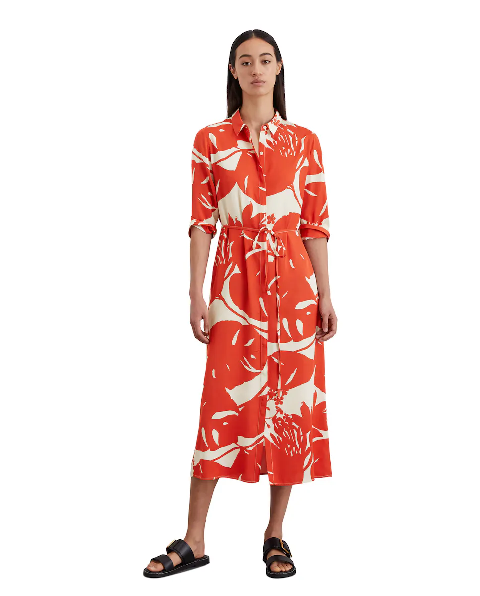 Обычная сорочечная платье из текучей вискозной саржи MARC O'POLO, красный
Обычная сорочечная платье из текучей вискозной саржи MARC O'POLO, красный