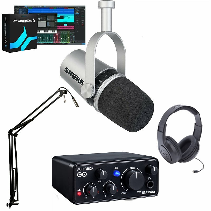 Микрофон Shure MV7S Pro Bundle 2
Микрофон Shure MV7S Pro Bundle 2