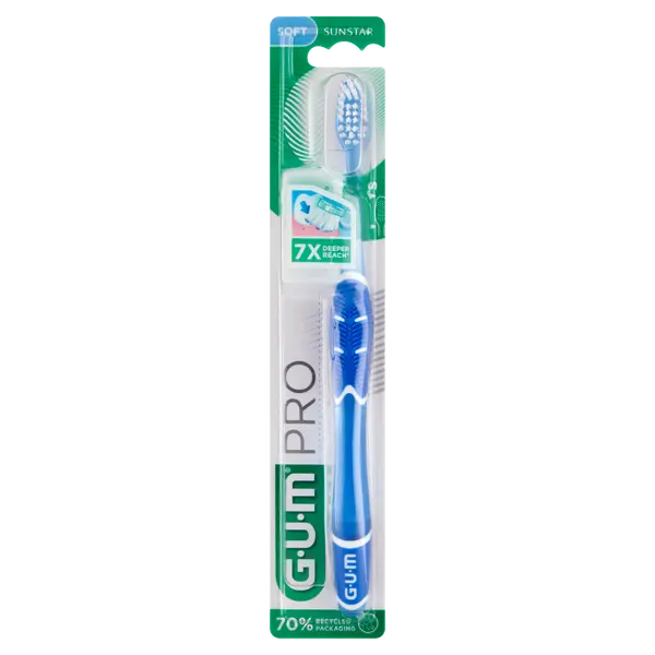 Мягкая зубная щетка, 1 шт. Gum Pro
Мягкая зубная щетка, 1 шт. Gum Pro